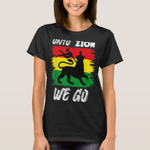 T-shirt Rastafari Tête Lion Jamaïque Souvenir Rasta Roots 