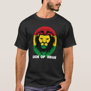 T-shirt Rastafari Tête Lion Jamaïque Souvenir Rasta Roots 