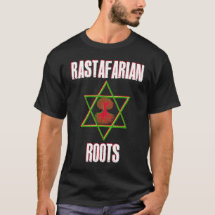 T-shirt Rastafarian Roots Guide Jah Bless Up Rasta