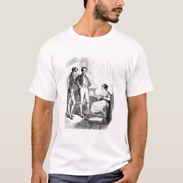 T-shirt Rastignac a présenté à Madame de Nucingen (Devant)