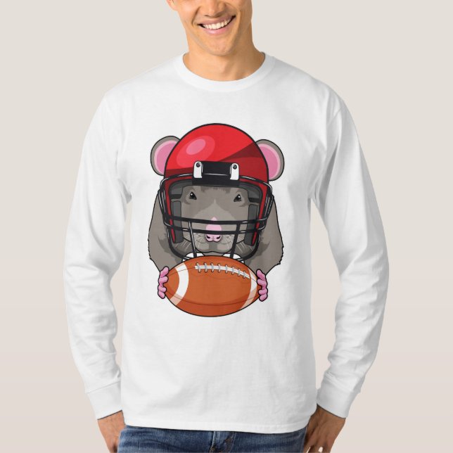T-shirt Rat at Football Sports (Devant)