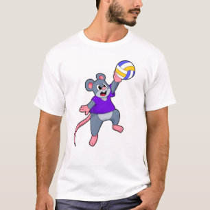 T-shirt Rat au Volleyball Sports