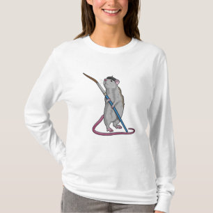 T-shirt Rat comme Peintre avec pinceau