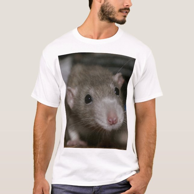 T-shirt Rat curieux (Devant)