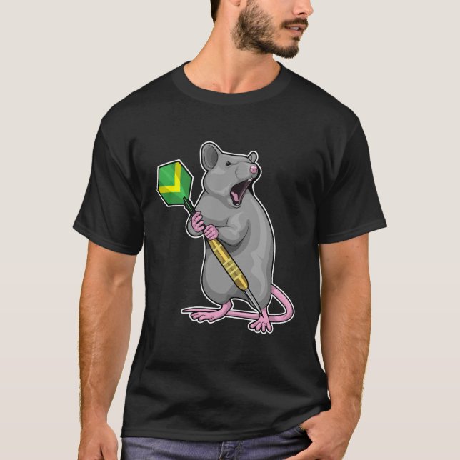 T-shirt Rat Darts Dart (Devant)