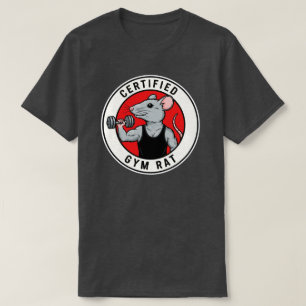 T-shirt Rat de gym certifié