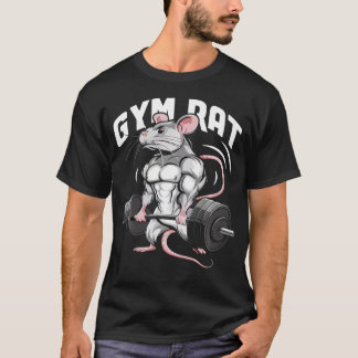 T-shirt Rat de gym drôle de musculation fitness gym