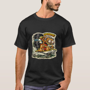 T-shirt Rat de ruisseau CreekRat Co. Dessins animés de