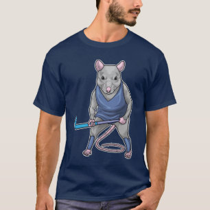 T-shirt Rat Field Hockey bâton