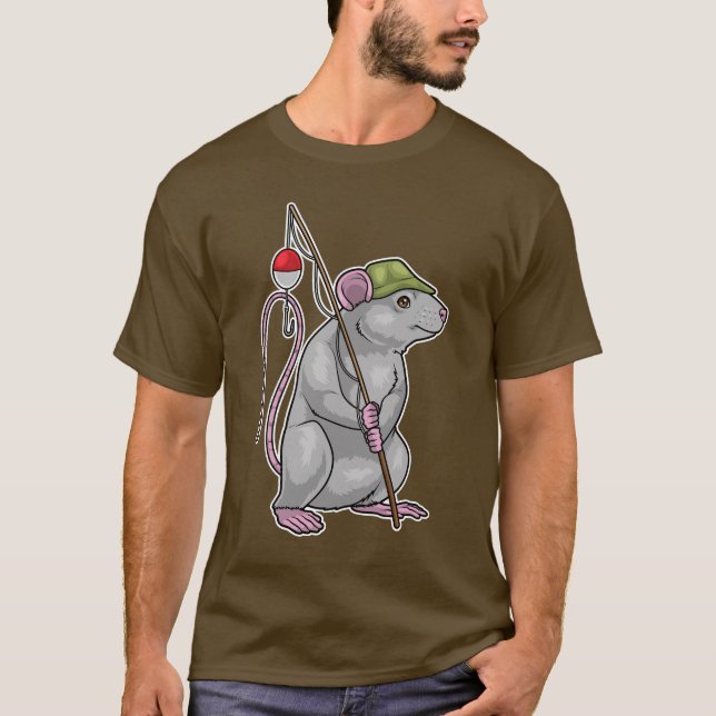 T-shirt Rat Fisher Pêche (Devant)