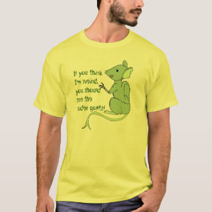 T-shirt Rat fou de laboratoire