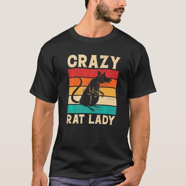 T-shirt Rat fou Lady Houserat Rat (Devant)