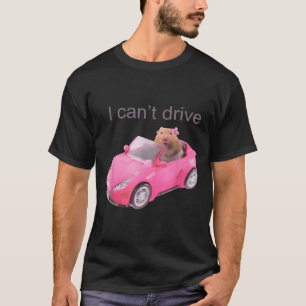 T-shirt Rat Je ne peux pas conduire drôle pour hommes femm