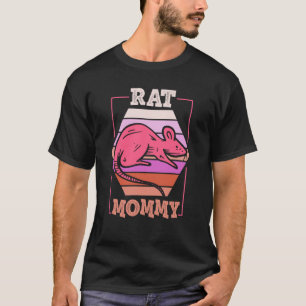 T-shirt Rat Maman Animal Cute Rats Maman Mère Mama Mère"