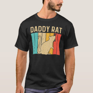 T-shirt Rat Migné Pour Hommes Papa Souris Rat River Rat Pe