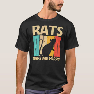 T-shirt Rat Pour Hommes Femmes Souris Animal Rodent Rat 5