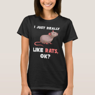 T-shirt Rat Propriétaire de Animal de compagnie Rongeur M