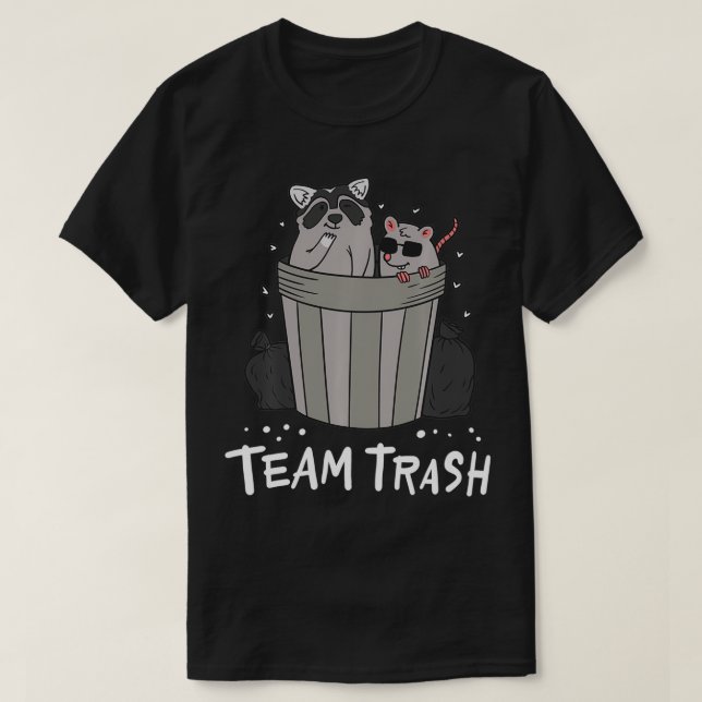 T-shirt Rat Raccoon drôle (Design devant)
