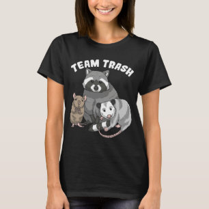 T-shirt Rat Raccoon Racoon Opossum Possum Team Trash Funny