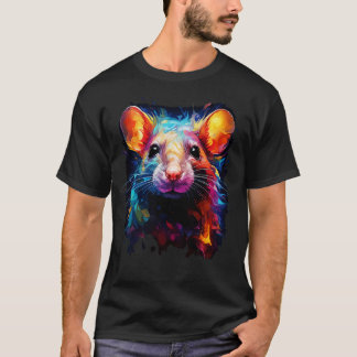 T-shirt Rat Rainbow