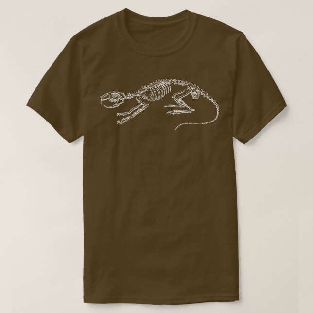 T-shirt Rat Skeleton (Design devant)