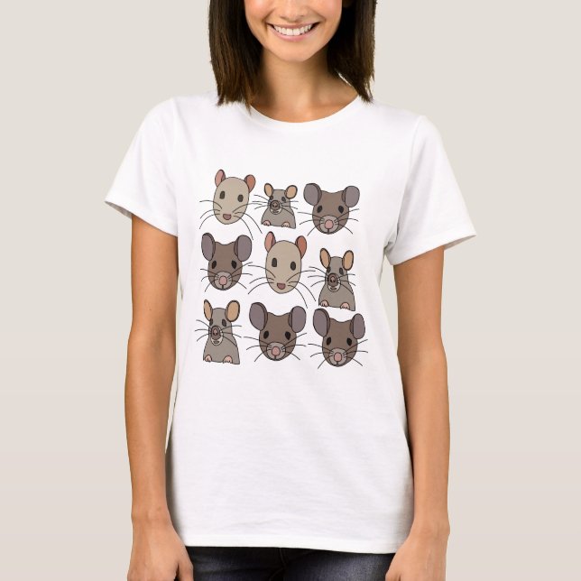 T-shirt Rat Souris Souris (Devant)