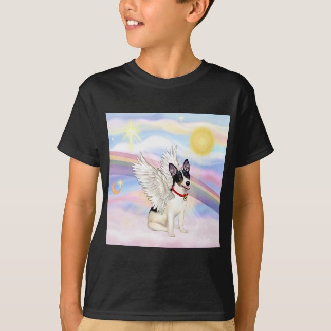 T-shirt Rat Terrier Angel (Devant)