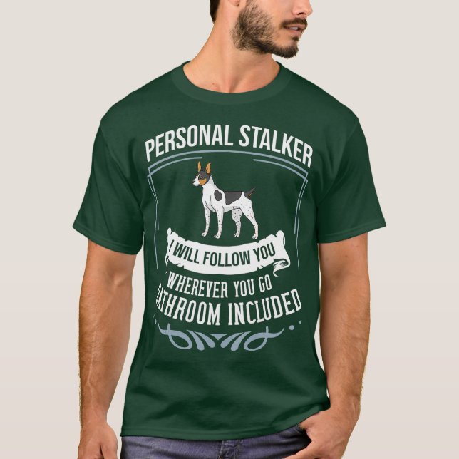 T-shirt Rat Terrier Chien Chien Chien Chien Chien Chien Ch (Devant)