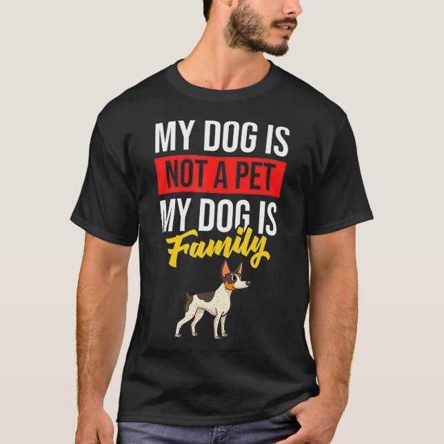 T-shirt Rat Terrier Chien Chien Chien Chien Chien Chiens P (Devant)
