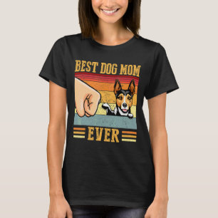 T-shirt Rat Terrier Maman Meilleur Chien Maman Jamais