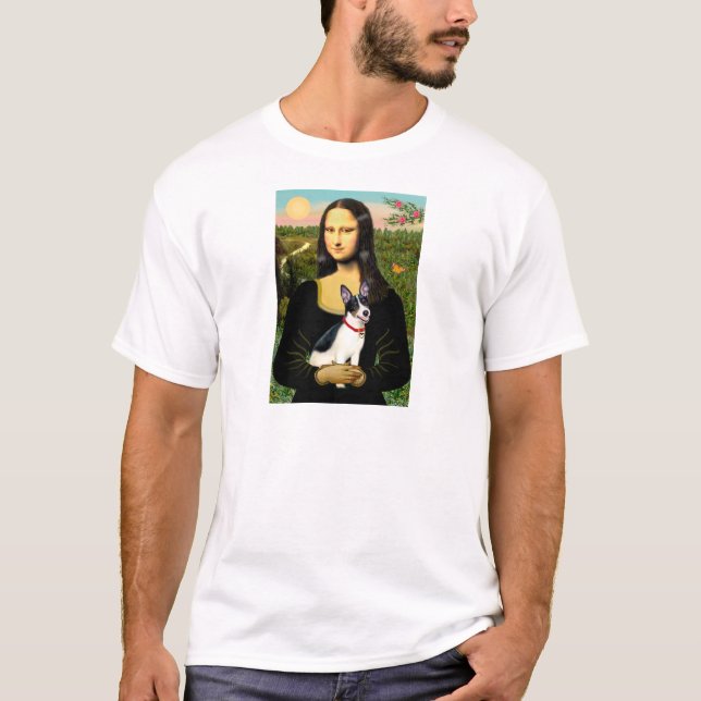 T-shirt Rat Terrier - Mona Lisa (Devant)