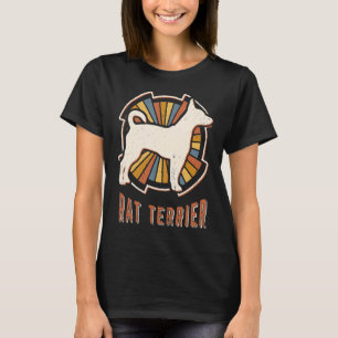 T-shirt Rat Terrier Vintage Classic Retro Chien Love