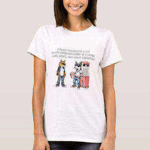 T-shirt Rat vendant du pop-corn à un chat drôle