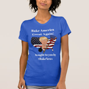 T-shirt Râteau Amérique grande encore, anti Donald Trump