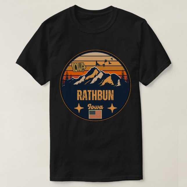 T-shirt Rathbun, Iowa (Design devant)