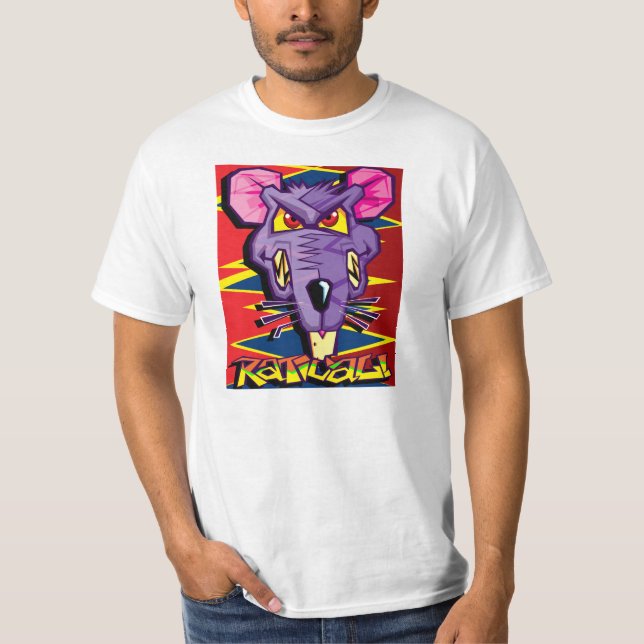 T-shirt RATical par bruit américain de Dave Weiss (Devant)