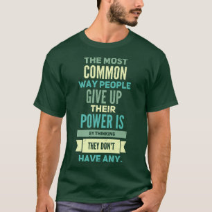 T-shirt Ratio d'autonomisation de la population Motivation