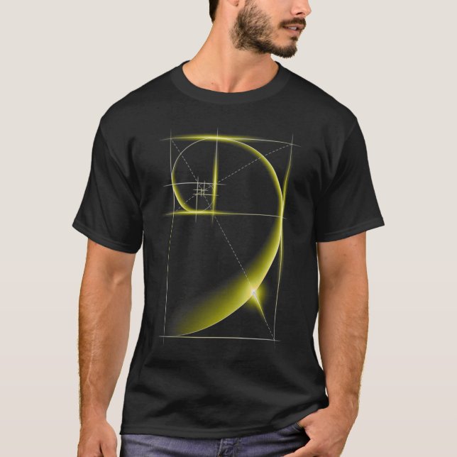 T-shirt Ratio d'or de Fibonacci (Devant)
