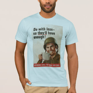 T-shirt Rationnement de la deuxième guerre mondiale