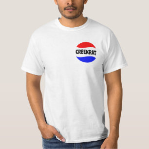 T-shirt Raton de Creek La société CreekRat Co. Logo 20