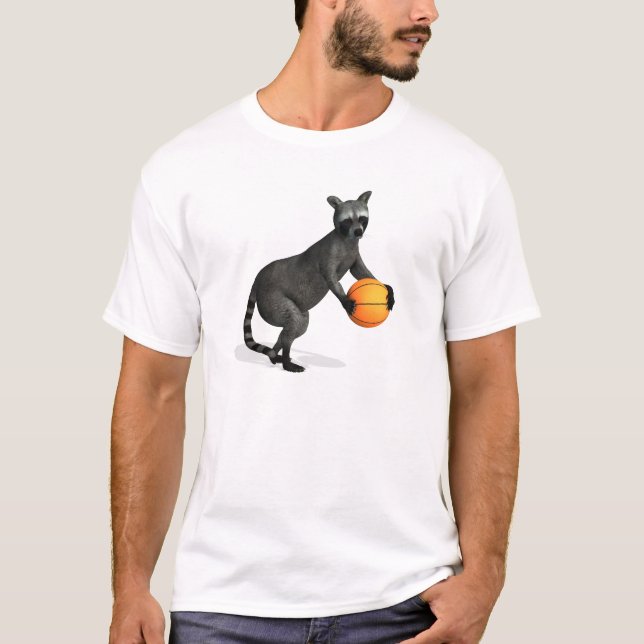T-shirt Raton laveur basketteur (Devant)