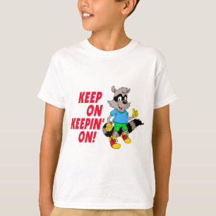 T-shirt Raton laveur de bande dessinée