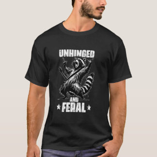 T-shirt Raton laveur déchaîné et sauvage drôle trashy rato