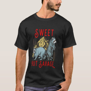 T-shirt Raton laveur doux mais sauvage
