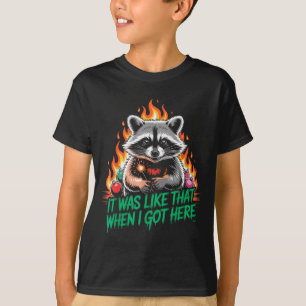 T-shirt Raton laveur drôle de Noël Xmas