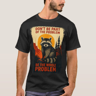 T-shirt Raton laveur drôle Nature Faune Extérieur Graphiqu