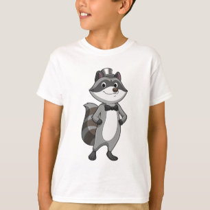 T-shirt Raton laveur en marié avec cravate