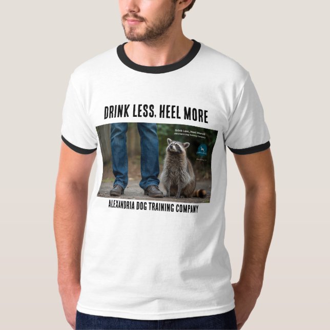 T-shirt Raton laveur ivre (Devant)