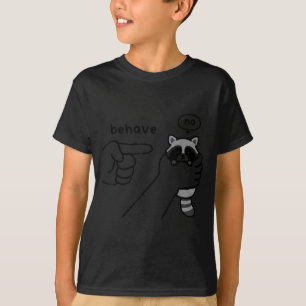 T-shirt Raton laveur malhonnête Raton laveur drôle Mème Se