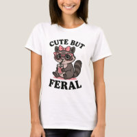 Raton laveur mignon mais féroce, animal Kawaii drô